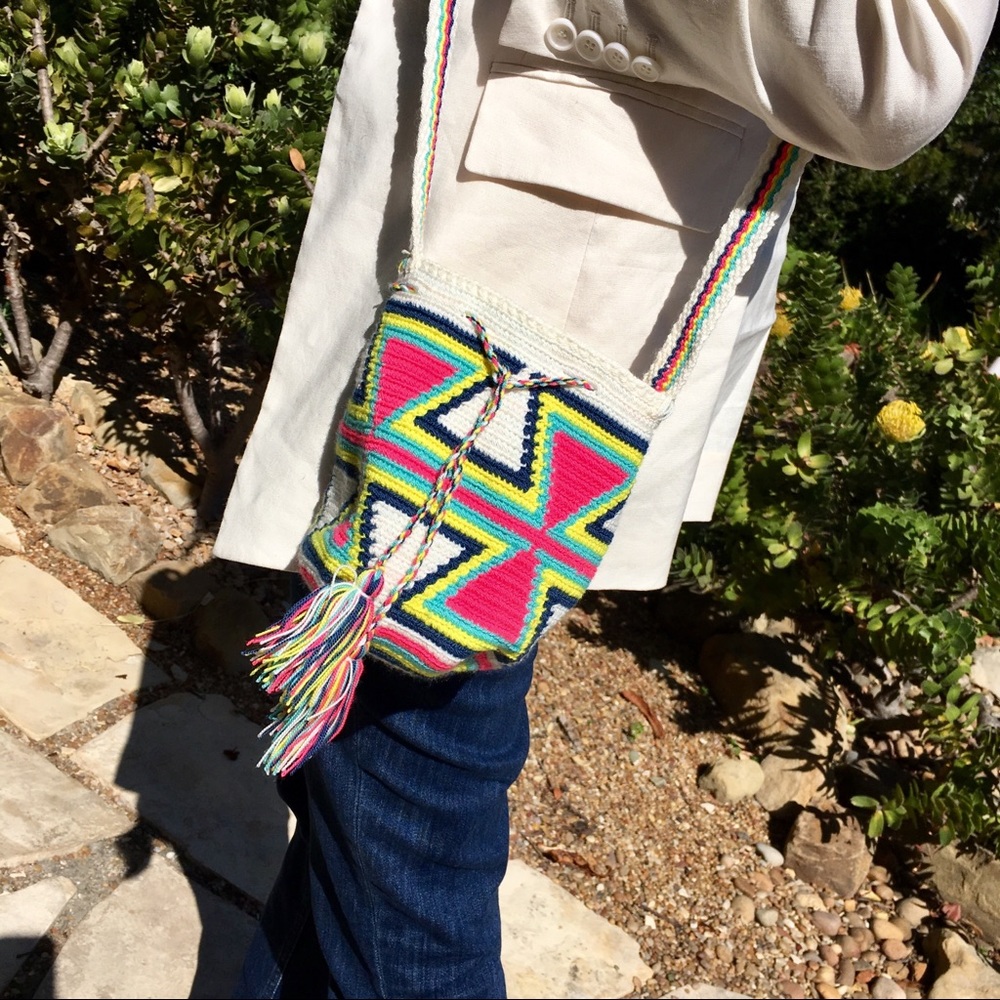 100% MOCHILA WAYUU COLOMBIAN BAG